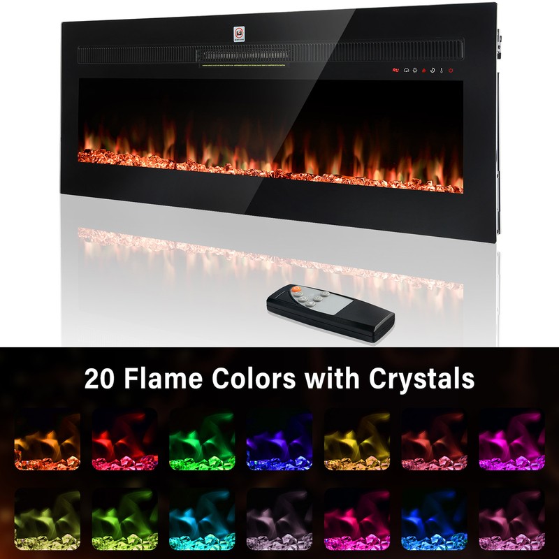 Wall-mounted & Recessed Fireplace Heater