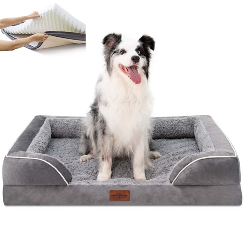 Large Memory Foam Pet Sofa Cushion Removable Cover
