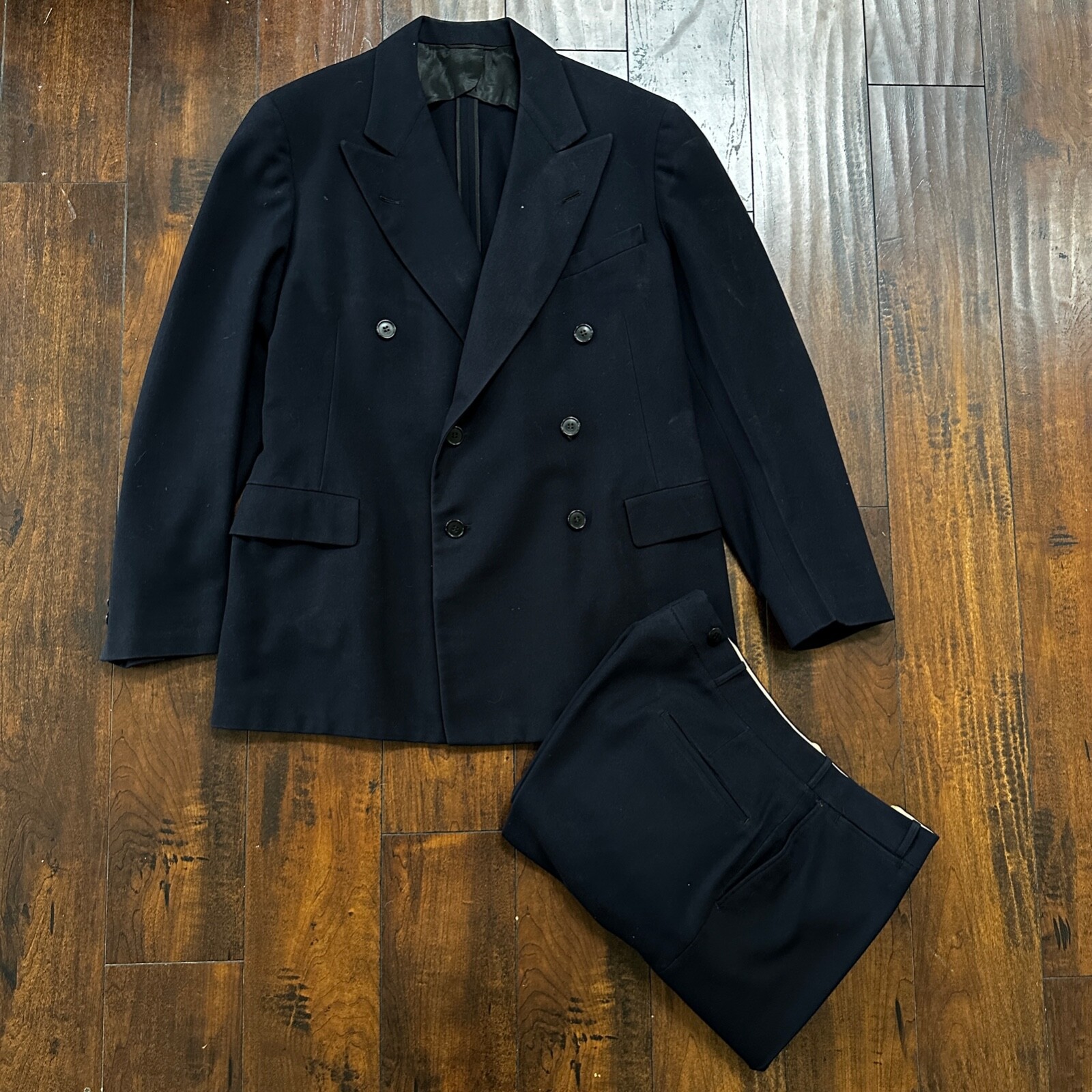 1950s VTG ITALY DOUBLE BREASETED COAT
