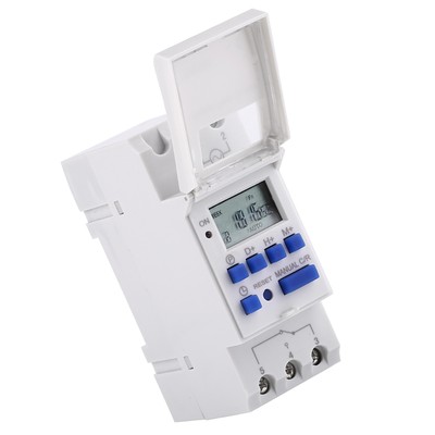 LCD Display Weekly Programmable Electronic Relay Time 16 ON & OFF Timer AC220V