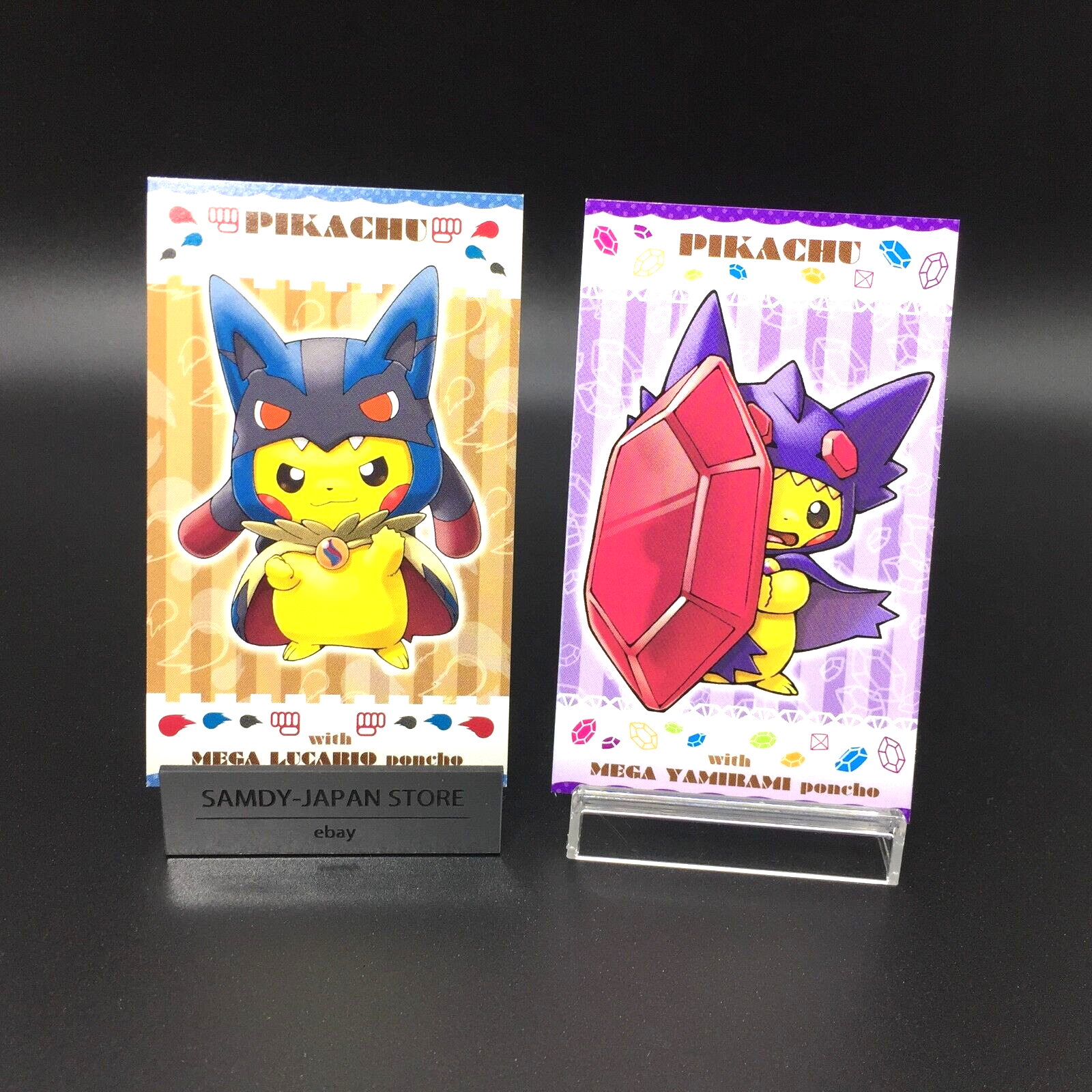 定番人気！ Card Pokemon Poncho eBay | Japanese Card Business Series Pikachu キーホルダー・アクリルキーホルダー