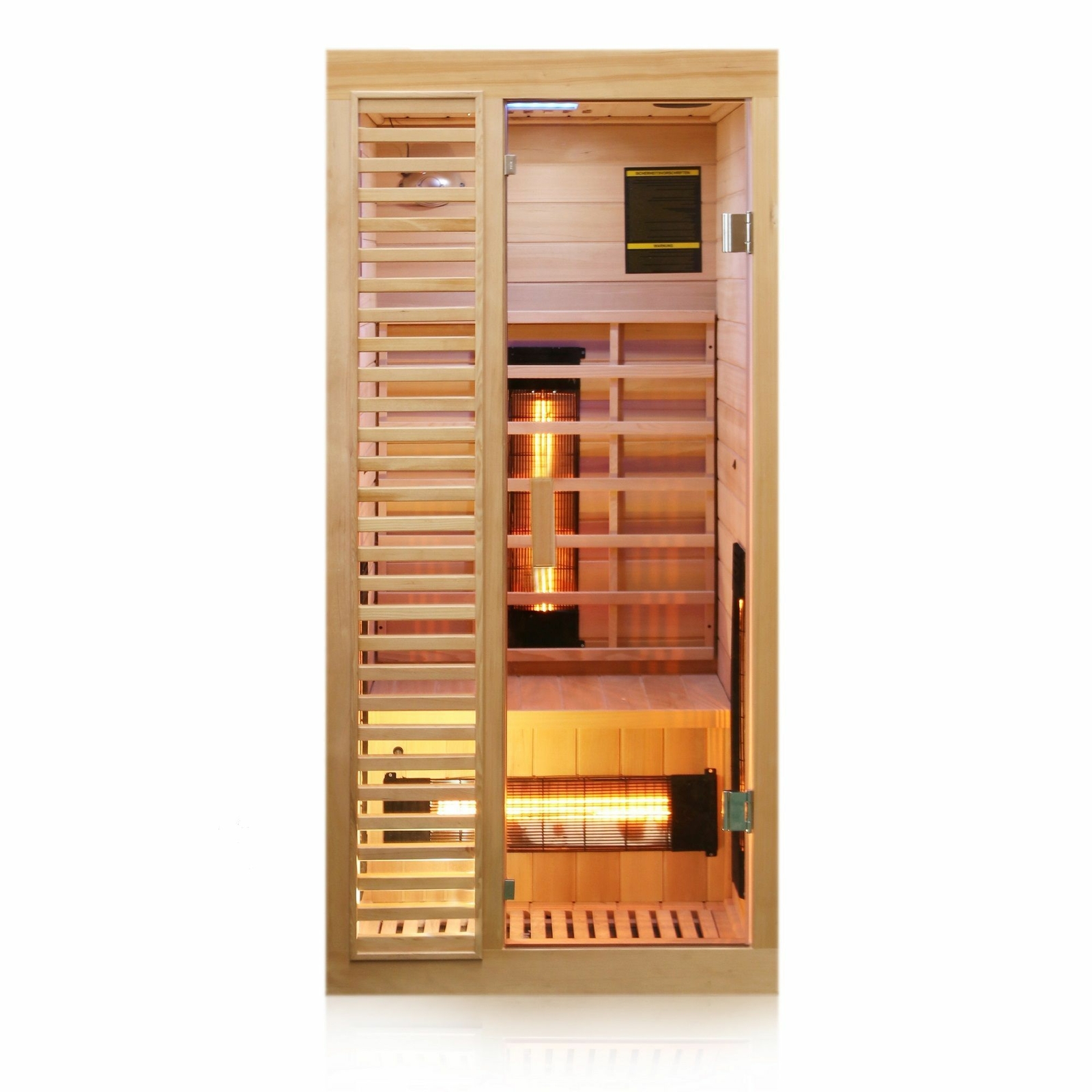 Dewello Infrarotkabine Hamlin Vollspektrum Wärmekabine Infrarotsauna Sauna