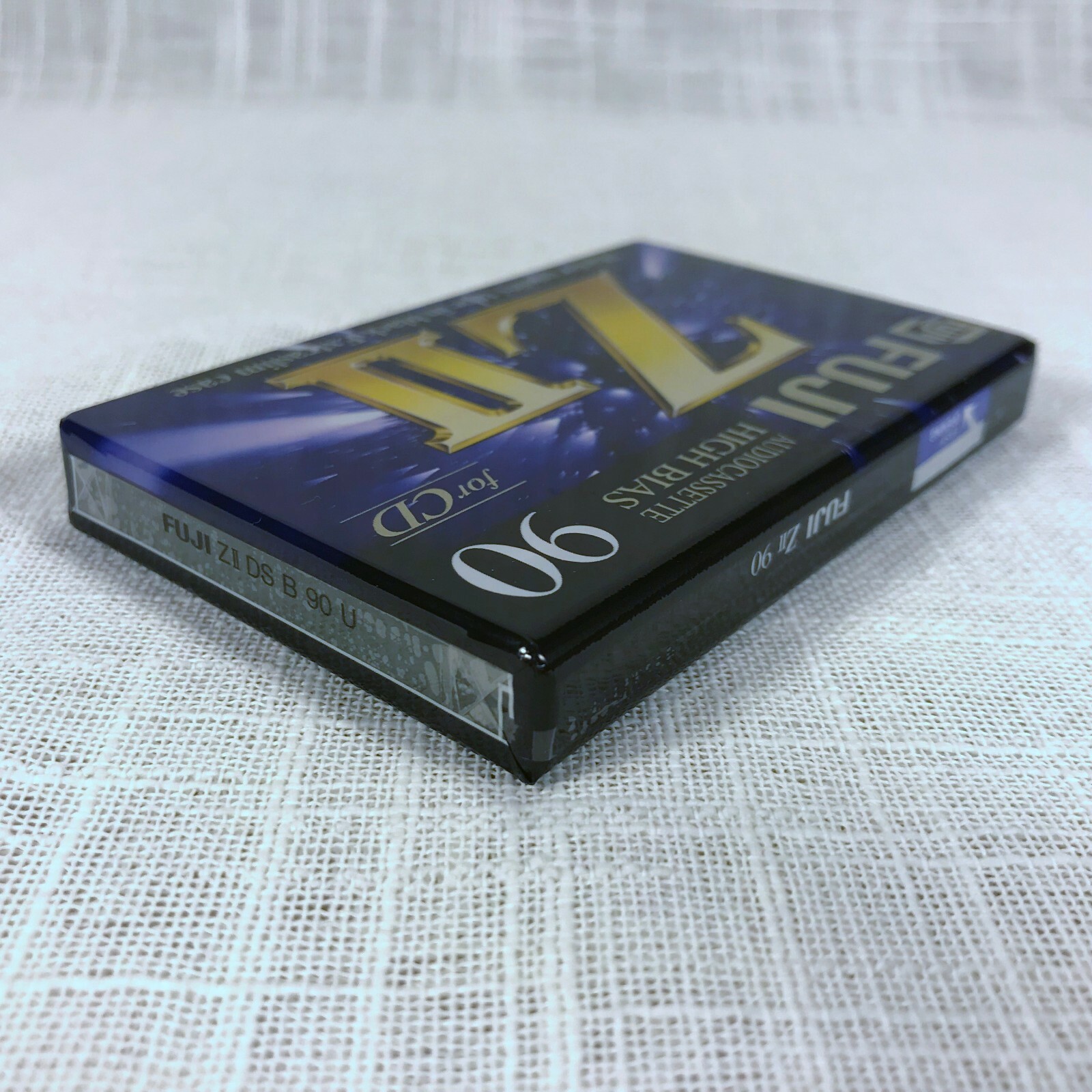 FUJI ZII 90 High Bias Audio Cassette - Master Quality tape in Black Case - CrO2