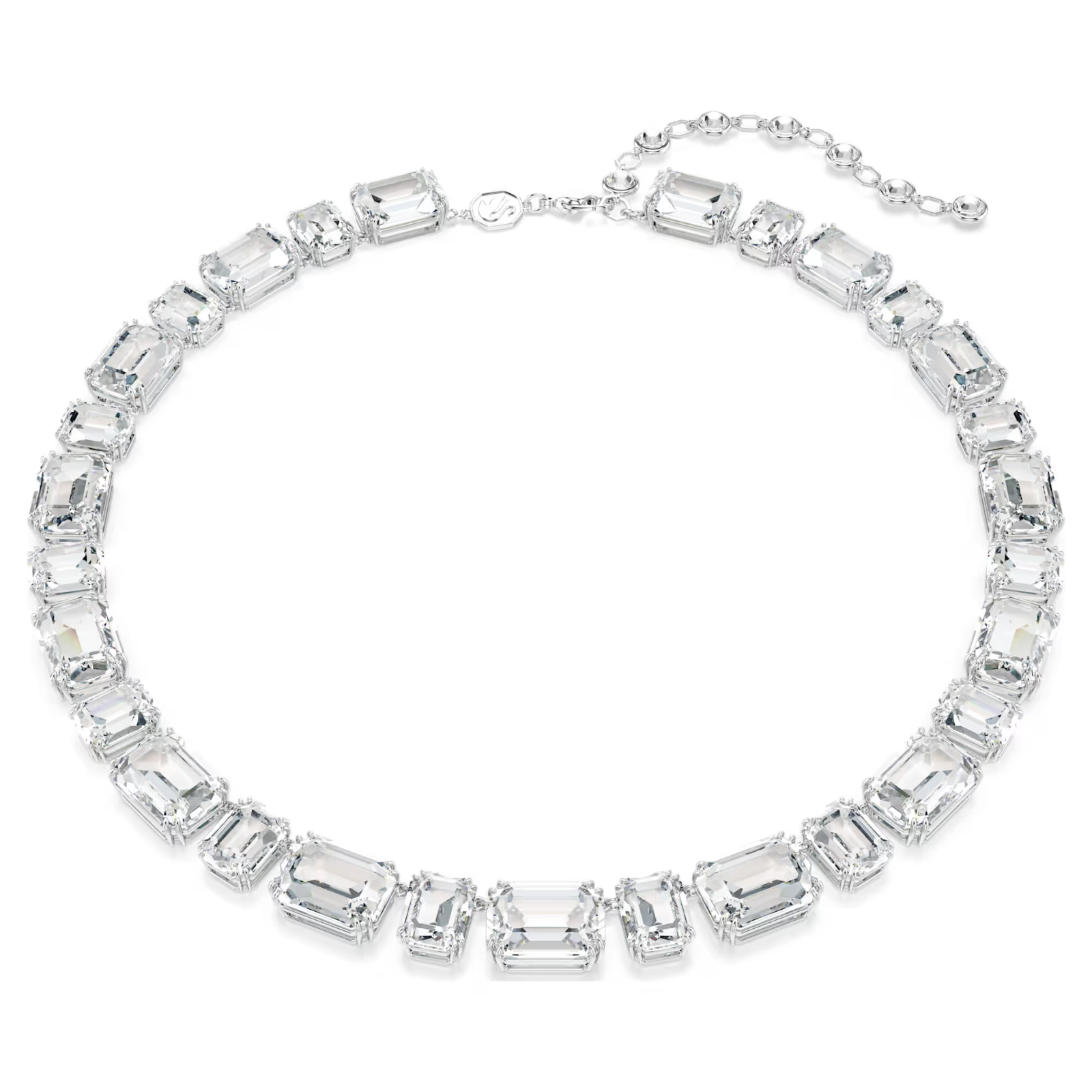 【SWAROVSKI】Millenia Tennisチョーカー 純正箱付き Millenia Tennis choker, Octagon cut, Purple, Gold-tone