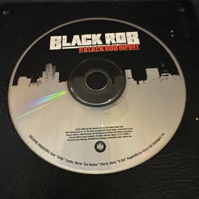 Black Rob The Black Rob Report CD Disc Only No Case/Booklet Excellent Condition