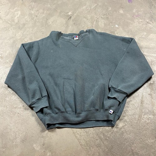 Vintage Russell Athletic Sweatshirt XL Men's 90s Plain Faded