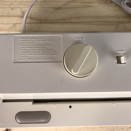 Panasonic KX-30P1 Electric 3 Hole Punch Good Condition Office Equipment