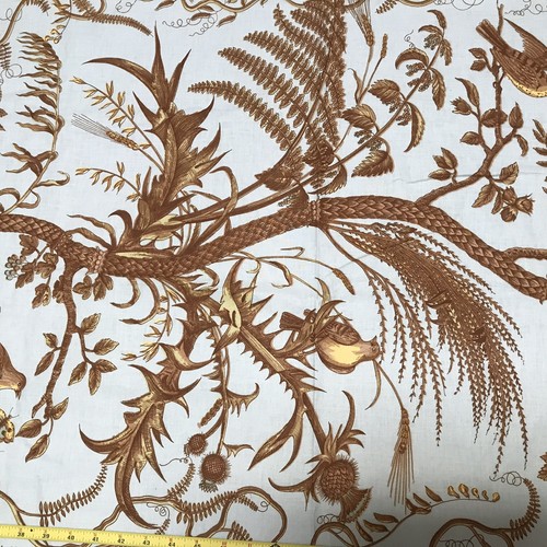 Brunschwig & Fils Bird & Thistle  - Green -2-3 yards