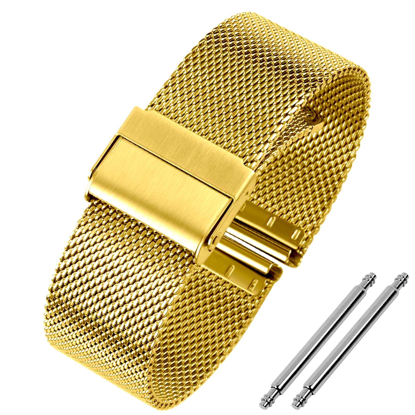 Edelstahl-Mesh-Armband Mit Magnetverschluss – 20 Mm, Schneller Wechsel, Für Uhren & Smartwatches