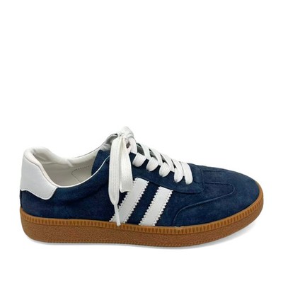 Santino Milano Women's Blue Suede Wedge Fashion Sneakers Casual SAN6590-26128BLU