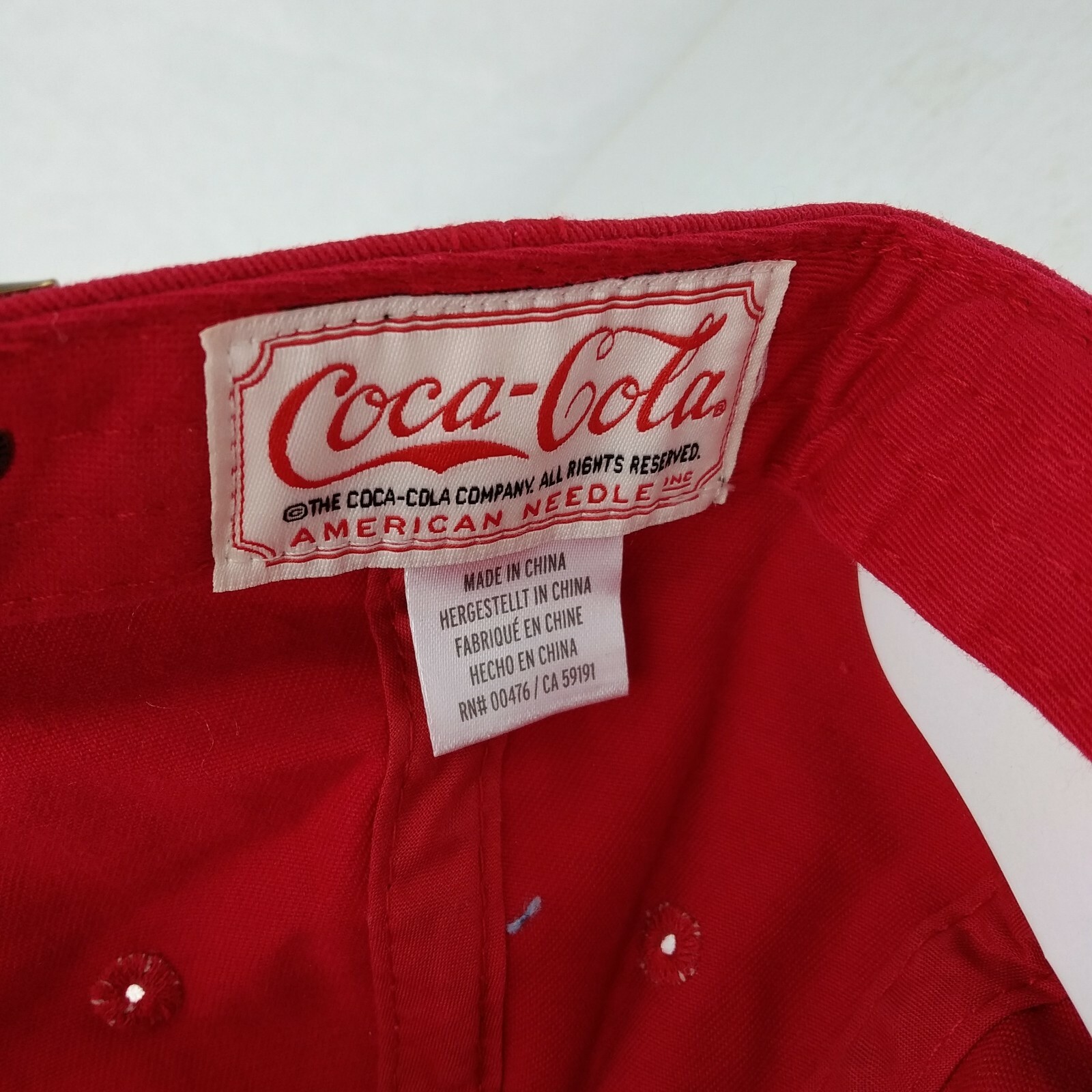 NEW American Needle Coca Cola Hat Strap 