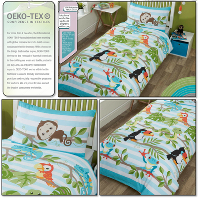 jungle kids bedding