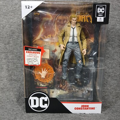McFarlane Toys DC Multiverse Comic Black ADAM John Constantine 7'' Action Figure
