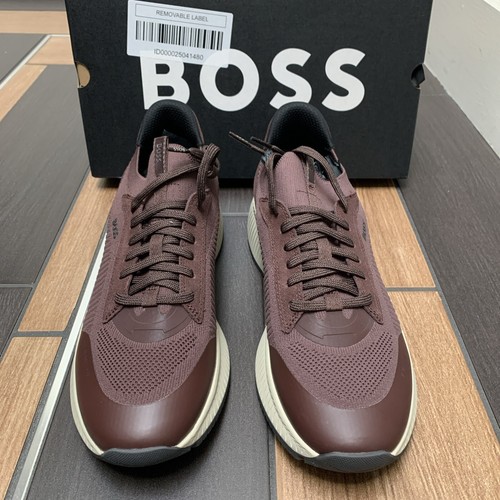 【関税込み】BOSS ネイビー TTNM Evo ニット スニーカー BOSS - TTNM EVO スニーカー ニットアッパー - ダークブルー