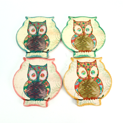Owl drink coasters deals