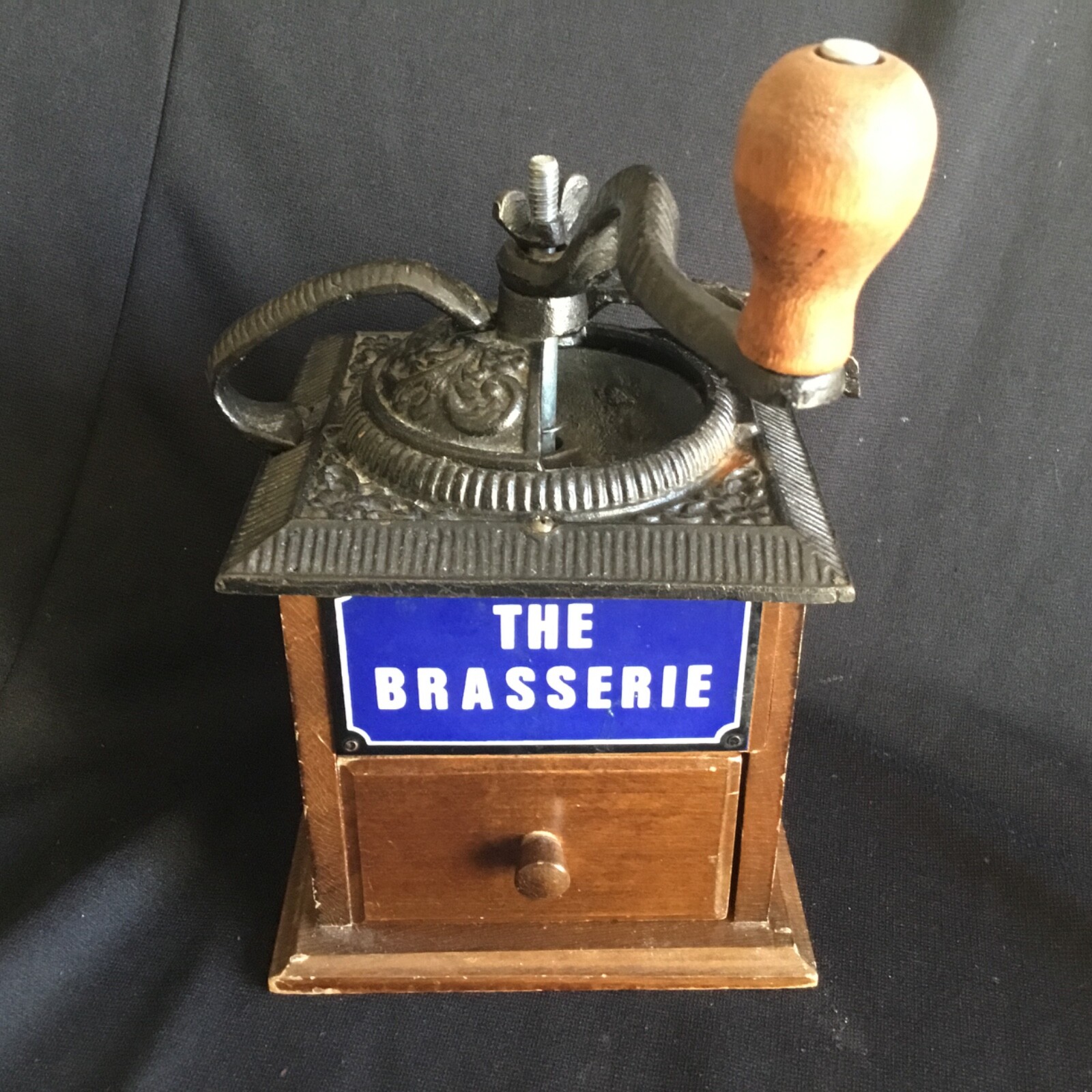 Antique Style Vintage Coffee Grinder Mill Roasters Decor The Brasserie