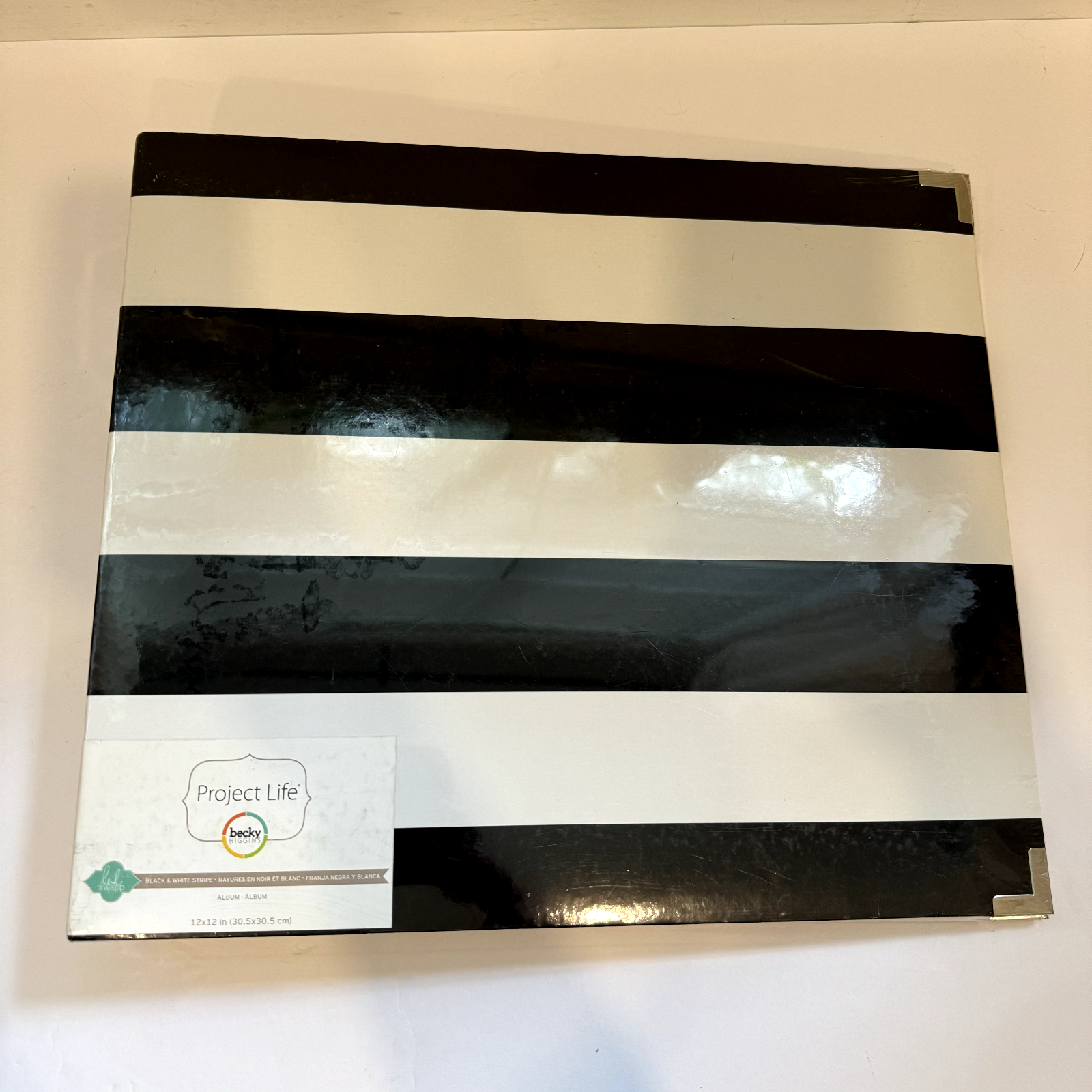 Becky Higgins Project Life 12x12 Photo Scrapbook Album Blk a