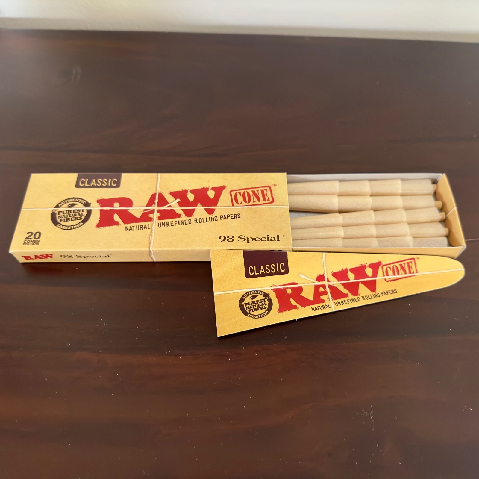 RAW 98 Special Cones Classic Box of 20 Cones | eBay