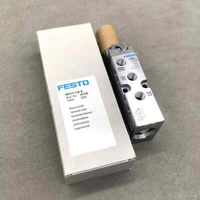 New In Box FESTO MFH-5-1/8-B 19758 Solenoid Valve Free Shipping