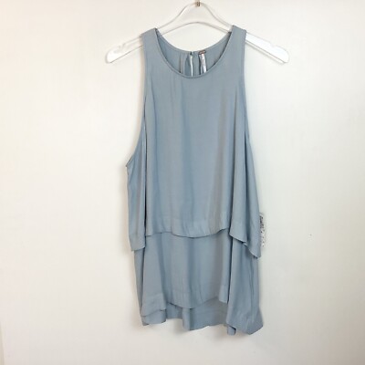NWT Free People Layers in Love Tunic Tank Top - Blue - M