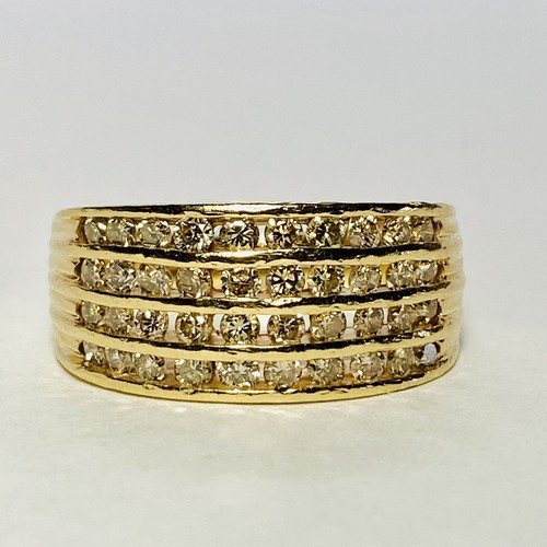 14K GOLD コンビネーション リング 楽天市場】【高級感溢れるコンビネーションリング】K10(イエロー
