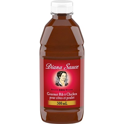 Diana Sauce, Rib and Chicken, 1 Count, 500ml/15.90 Fluid Ounces