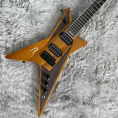 M99 Matt Yellow Dimebag Darrell Electric Guitar 6 String Solid Body HH Pickups