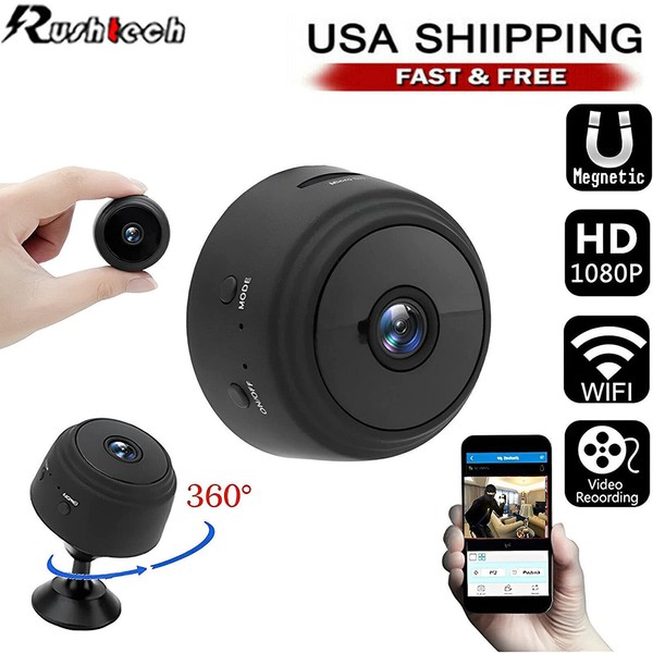 Mini Wireless Hidden Spy Camera Wifi IP Home Security 1080P HD Night Vision Cam - Image 307