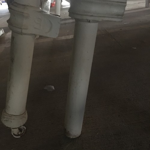 Vintage Braden Iron Bed Frame Keyhole Rails