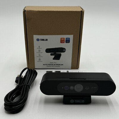 TOALLIN 1080P Full HD Webcam for Windows Hello Face Login, IR Facial Recognition