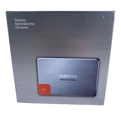 Samsung SSD 470 series 64GB MZ-5PA064A New Factory Sealed