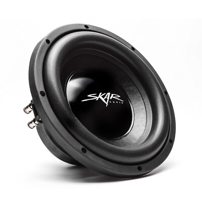 NEW SKAR AUDIO IX-10 D4 10'' 400 WATT MAX POWER DUAL 4 OHM CAR SUBWOOFER