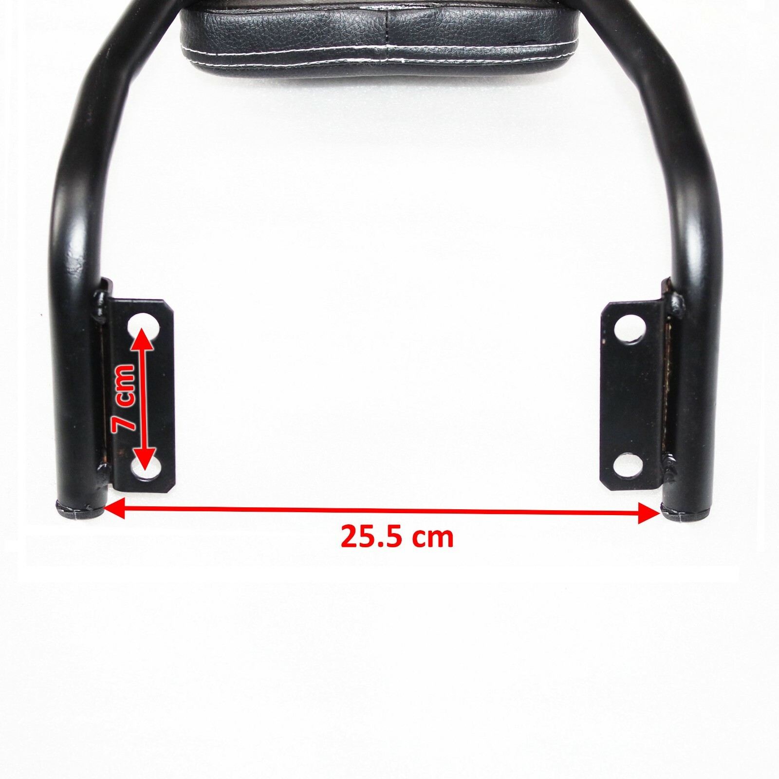 Fits Royal Enfield Twins Interceptor 650 cc Back Rest With Cushion Black 