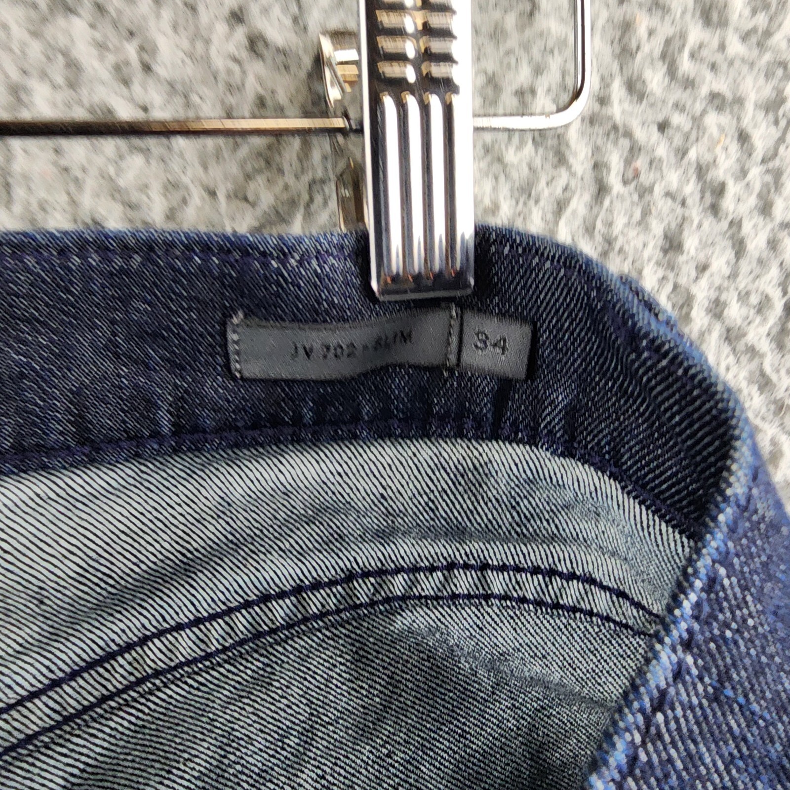 John Varvatos J702 Slim Fit Jeans Men's 34 Ferris Blue Denim Button Zip Closure - Picture 12 of 19