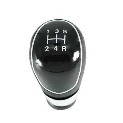 For Ford Focus 2008-2013 Fiesta MK7 C-max 5 Speed Gear Shift Knob Black Cap