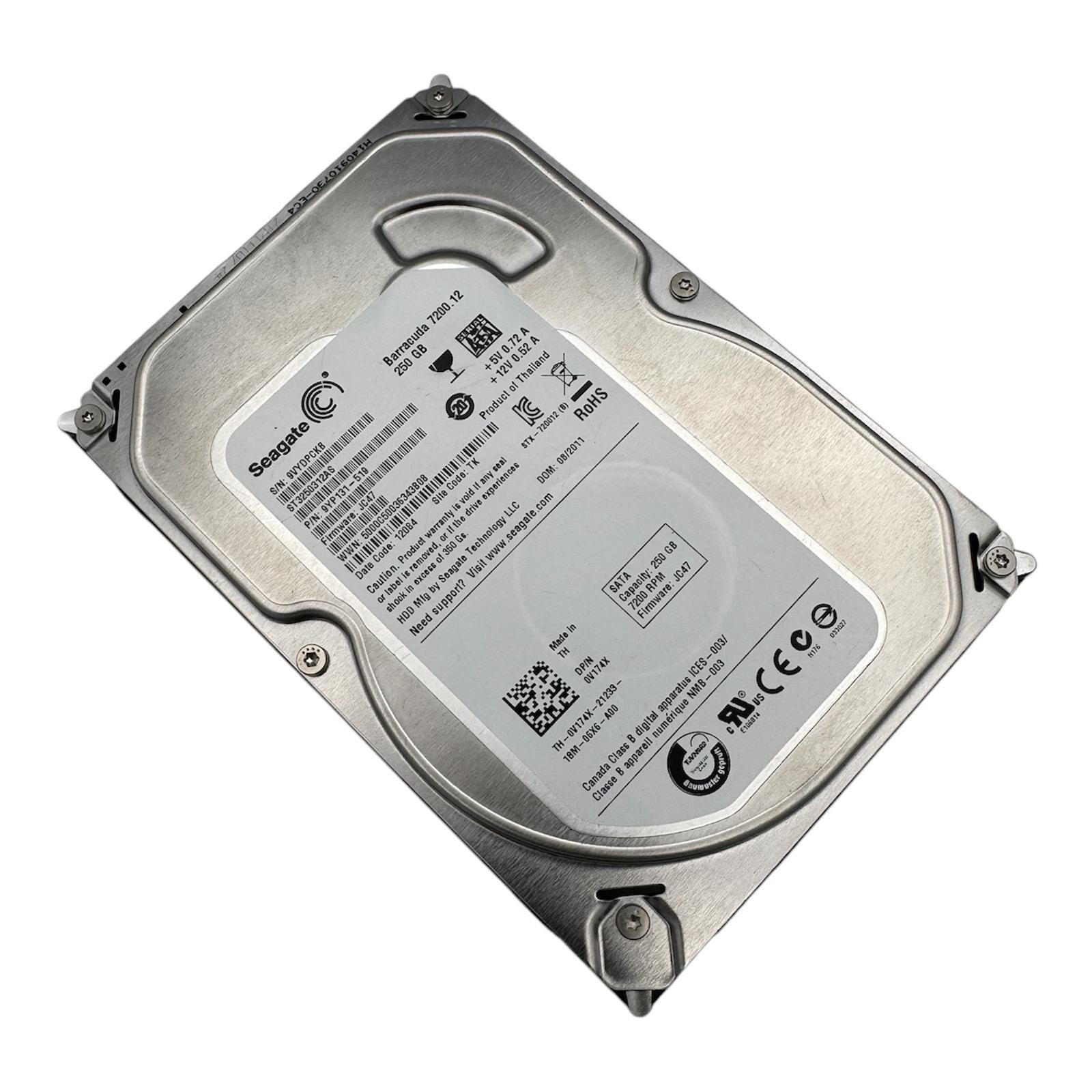 Seagate BarraCuda 3.5インチ HDD 4TB ST40000DM005 健康状態:注意 