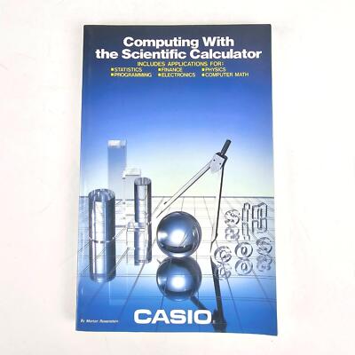 Computing With The Scientific Calculator Casio Manual Book 1986