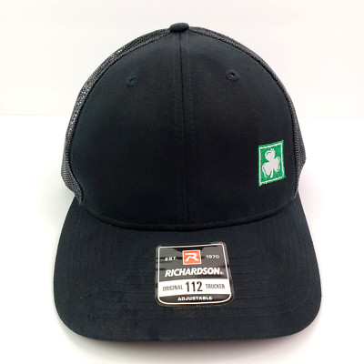 Richardson Original 112 Shamrock Mens One Size Black Mesh Back Trucker Snapback