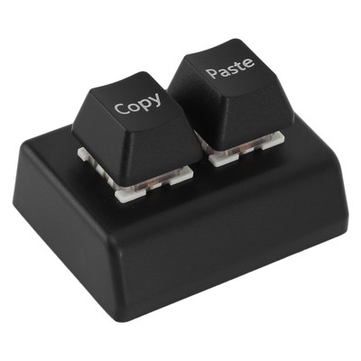 Programmable Keypad 2 Keys Copy Paste Red Switch USB C Connection Mini Mechan  