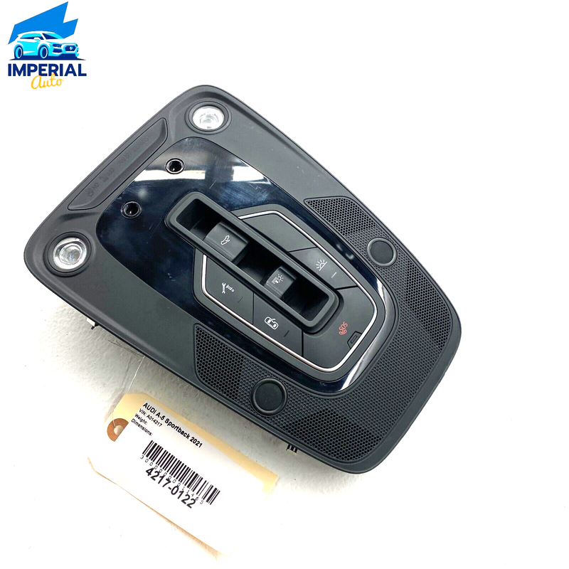 Used 2020-2022 Audi A5 Sportback Roof Overhead Console Dome Light Lamp Switch OEM