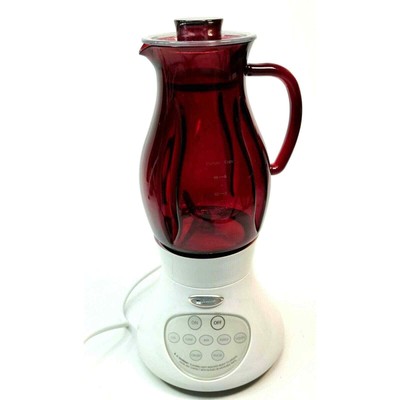 Jenn Air Attrezzi JBL800RAAW White 5-Speed 500 W Blender Red Merlot Glass
