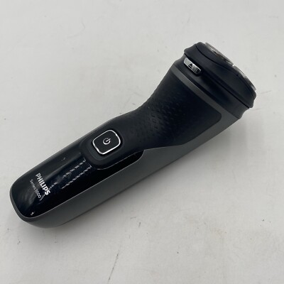 Philips Norelco Shaver Series 1000 S1332 Black NO CORD Tested Works Rechargeable