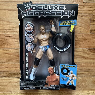 Jakks Pacific 2007 WWE Deluxe Aggression KEN KENNEDY 7  Figure w/ Spare Tire E4