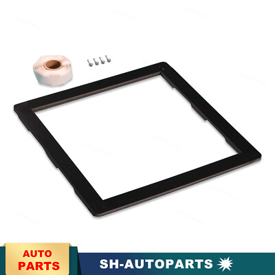 Fits Dodge Promaster 14'' x 14'' Opening Connect Roof Vent Adapter  w/ Tape Black
