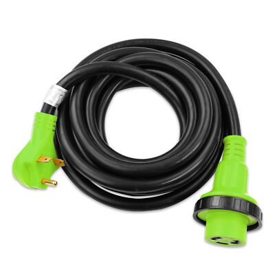 15 foot 30 amp RV Extension Cord Power Supply Cable for Trailer Motorhome Camper
