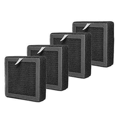 Nispira 3-In-1 True HEPA Carbon Filter Replacement for Osimo A2 Air Purifier 4PK