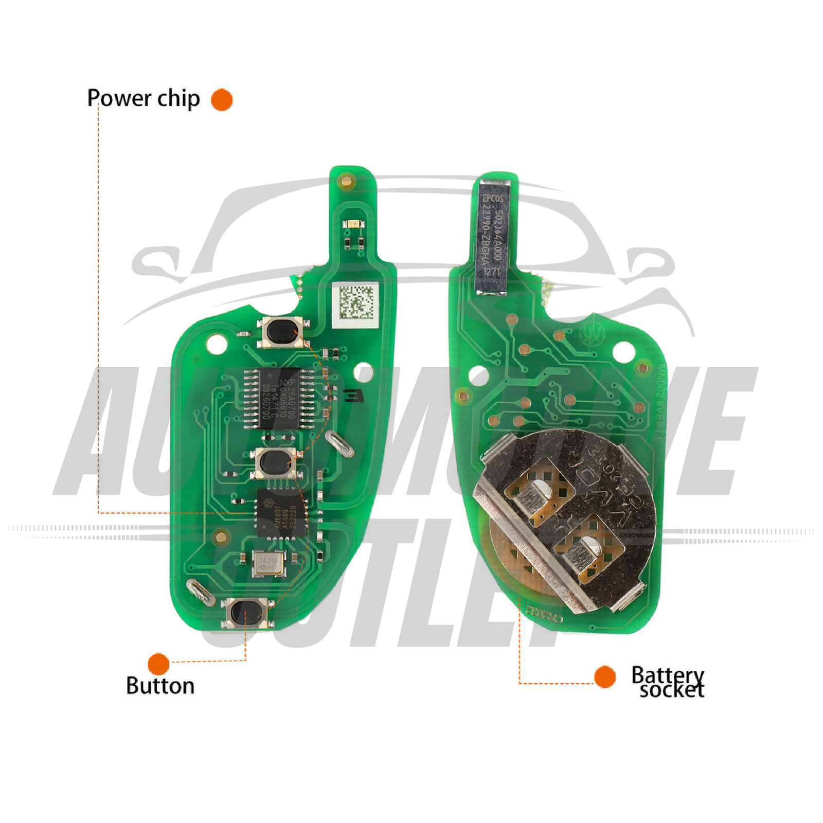 3 BUTTON XHORSE VVDI UNIVERSAL WIRELESS DS STYLE REMOTE FLIP KEY XNDS00EN 6