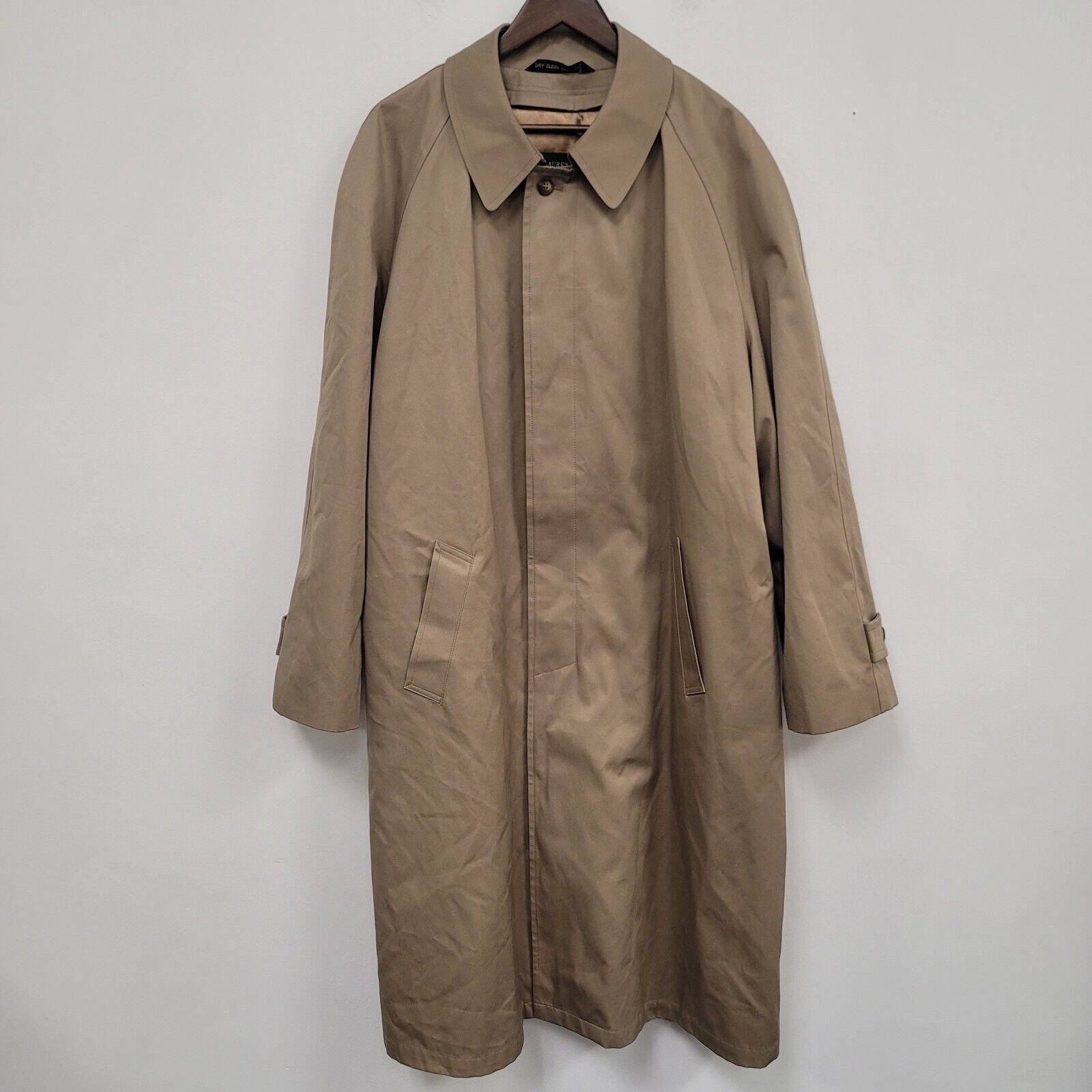 Vintage Lauren Ralph Lauren Mens Long Line Trench Coat Size Vintage Lauren Ralph Lauren Mens Long Line Trench Coat Size