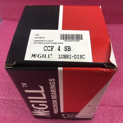 McGill CAMROL   CCF 4 SB  Crowned Cam Follower Stud Mount Roller CCF4SB