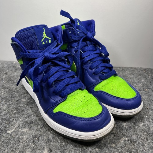 Nike Air Jordan 1 Retro High PS Kids Concord Electric Green